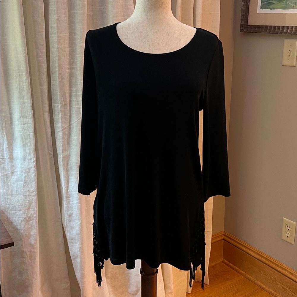 Chico's Travelers Black Tunic